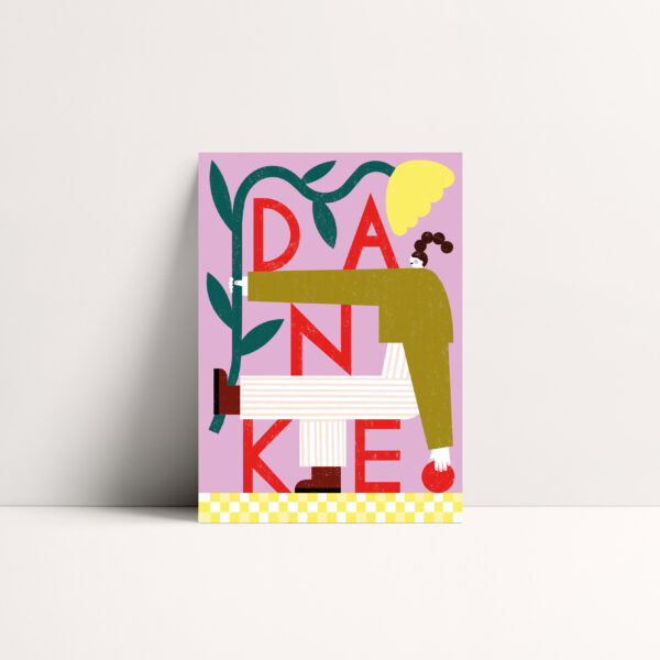 Postcard »Danke«